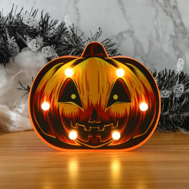 Halloween Decoration Pumpkin Spider Lights