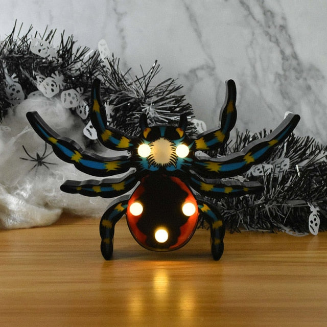 Halloween Decoration Pumpkin Spider Lights