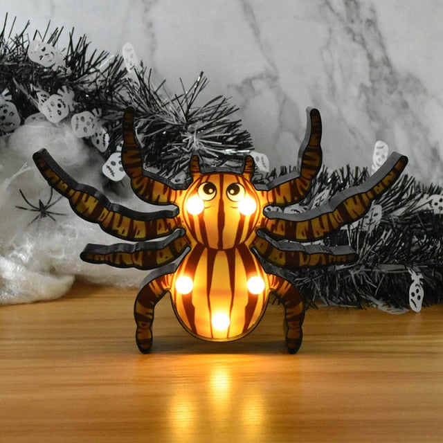 Halloween Decoration Pumpkin Spider Lights
