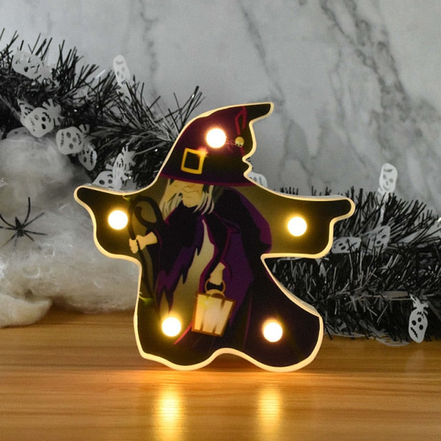 Halloween Decoration Pumpkin Spider Lights