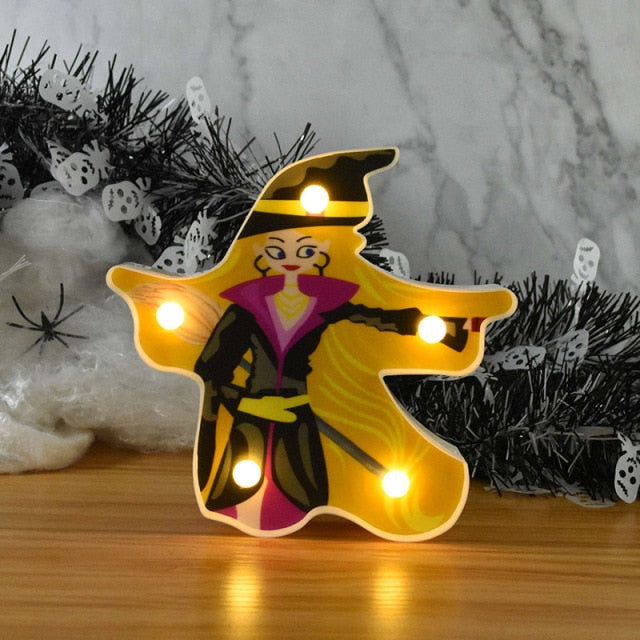 Halloween Decoration Pumpkin Spider Lights