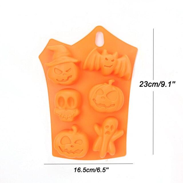 3D Cake Mold Halloween Pumpkin Silicone - All Halloween Costumes