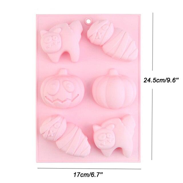 3D Cake Mold Halloween Pumpkin Silicone - All Halloween Costumes