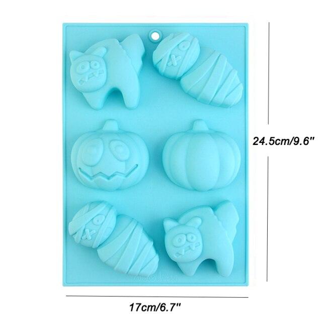 3D Cake Mold Halloween Pumpkin Silicone - All Halloween Costumes