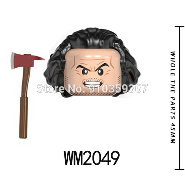 Single Sell Halloween Clown Action Figure