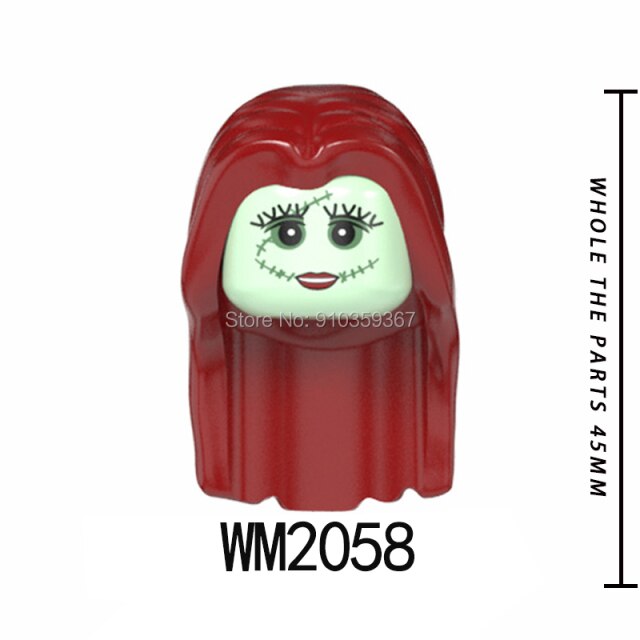 Single Sell Halloween Clown Action Figure
