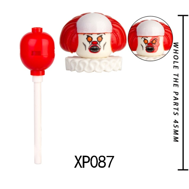 Single Sell Halloween Clown Action Figure
