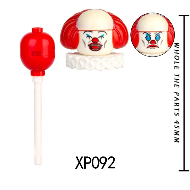 Single Sell Halloween Clown Action Figure