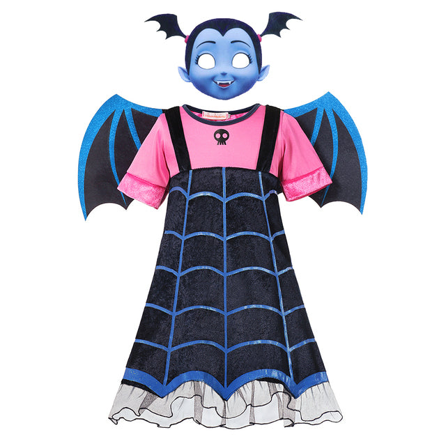 Disney Vampirina Cosplay Princess Dress Costume