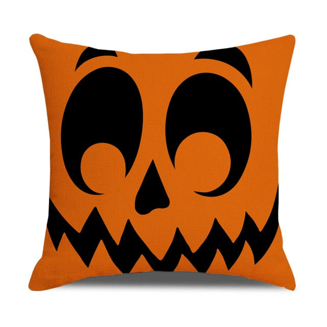 Pumpkin Cushion Cover For Halloween