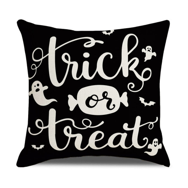 Pumpkin Cushion Cover For Halloween