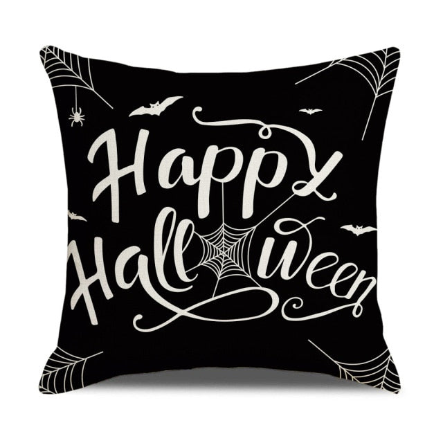 Pumpkin Cushion Cover For Halloween