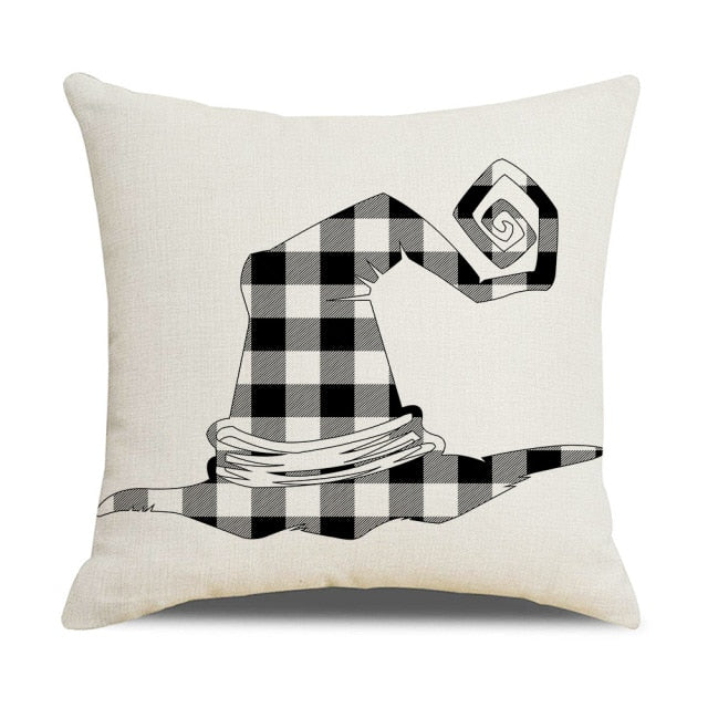 Pumpkin Cushion Cover For Halloween