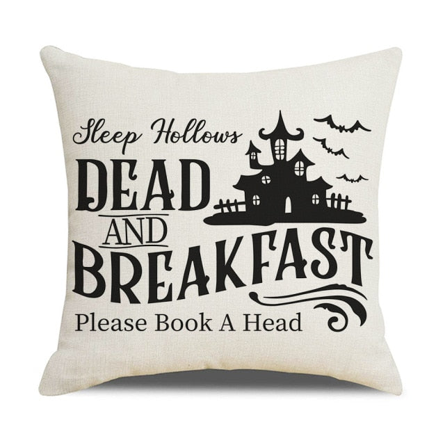 Pumpkin Cushion Cover For Halloween