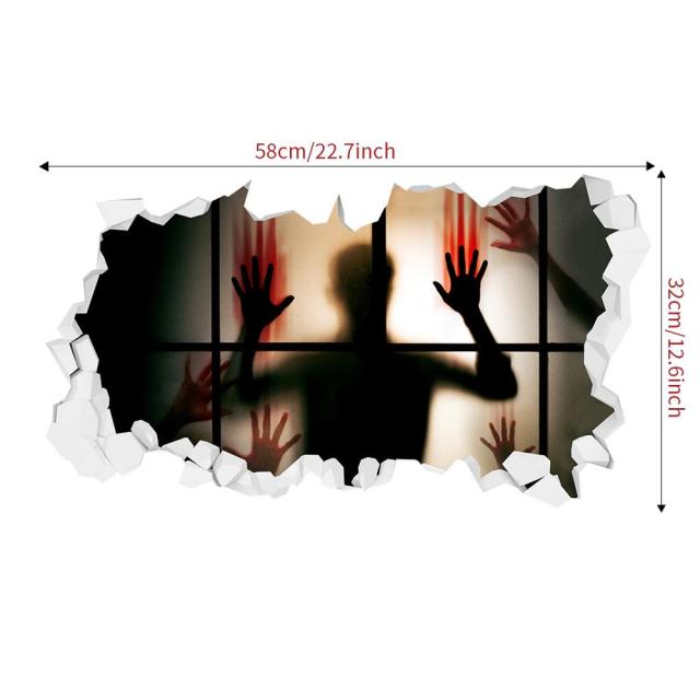 Scary 3D Wall Stickers