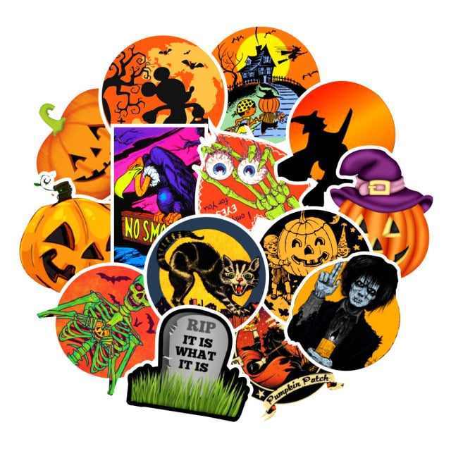 Waterproof Halloween Demon Kawaii Sticker