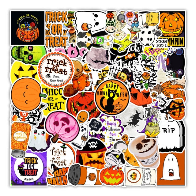 Waterproof Halloween Demon Kawaii Sticker