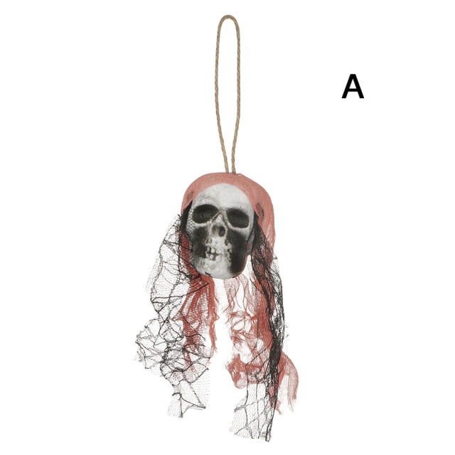 Human Skull Head Skeleton Hanging Skull