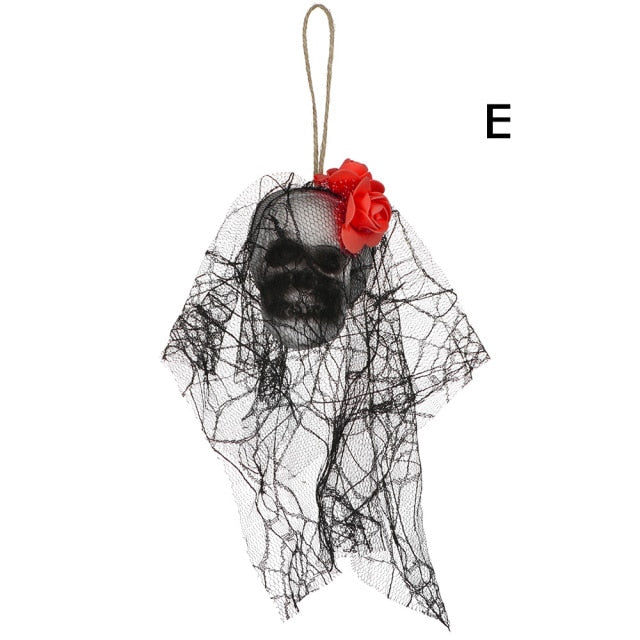 Human Skull Head Skeleton Hanging Skull