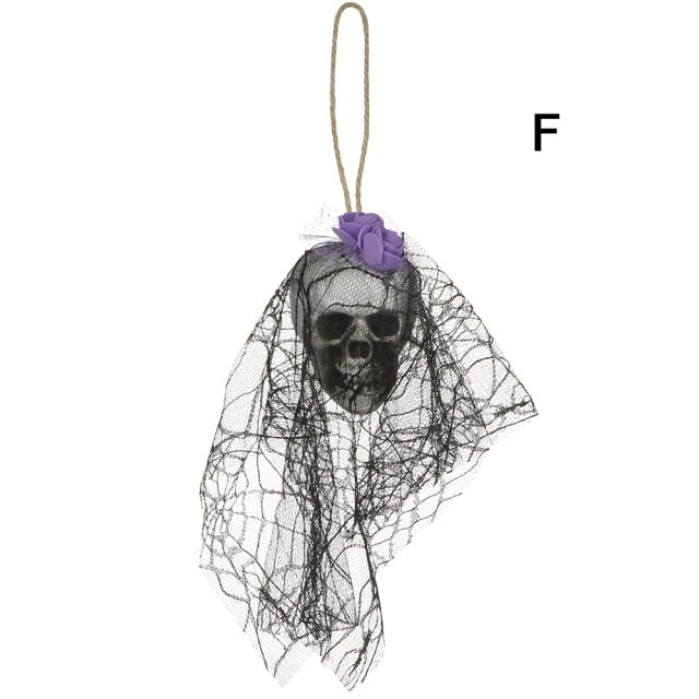 Human Skull Head Skeleton Hanging Skull