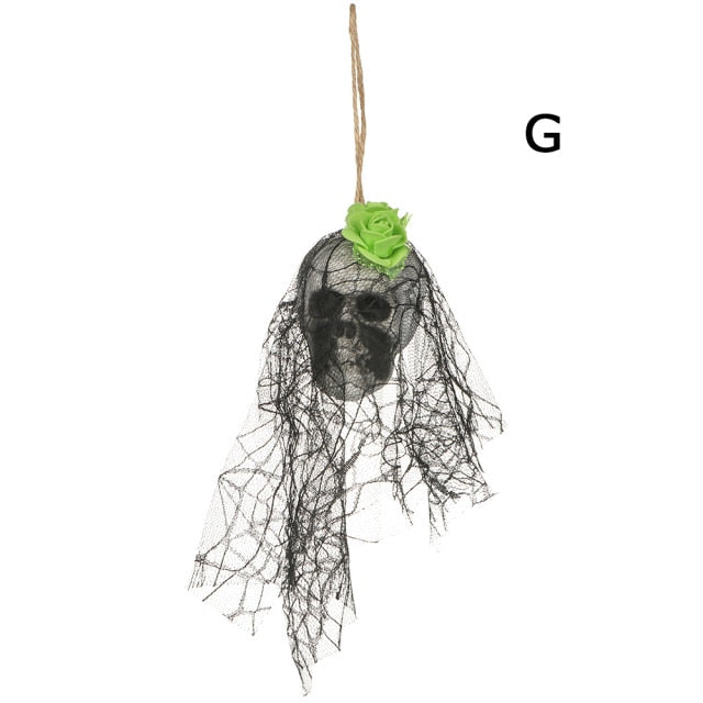Human Skull Head Skeleton Hanging Skull