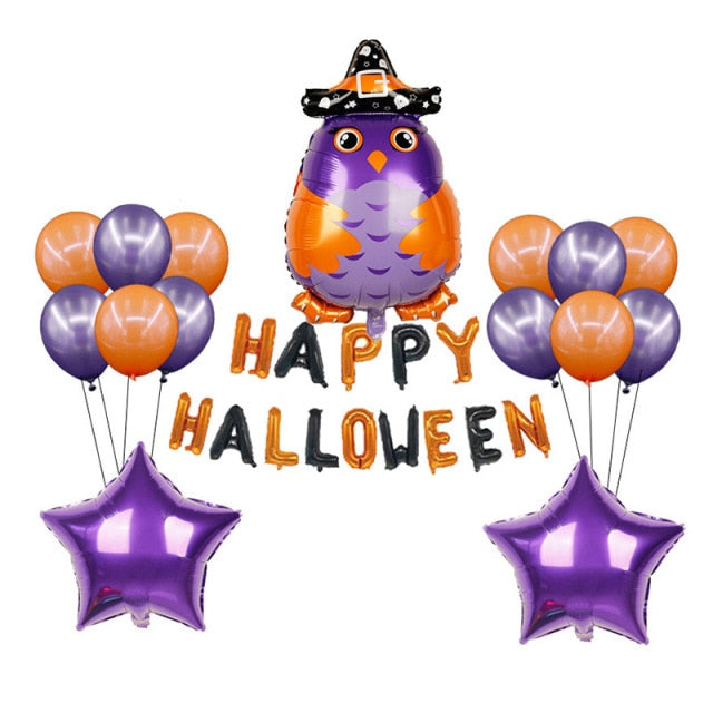 Pumpkin Ghost Aluminum Foil Balloons For Festival