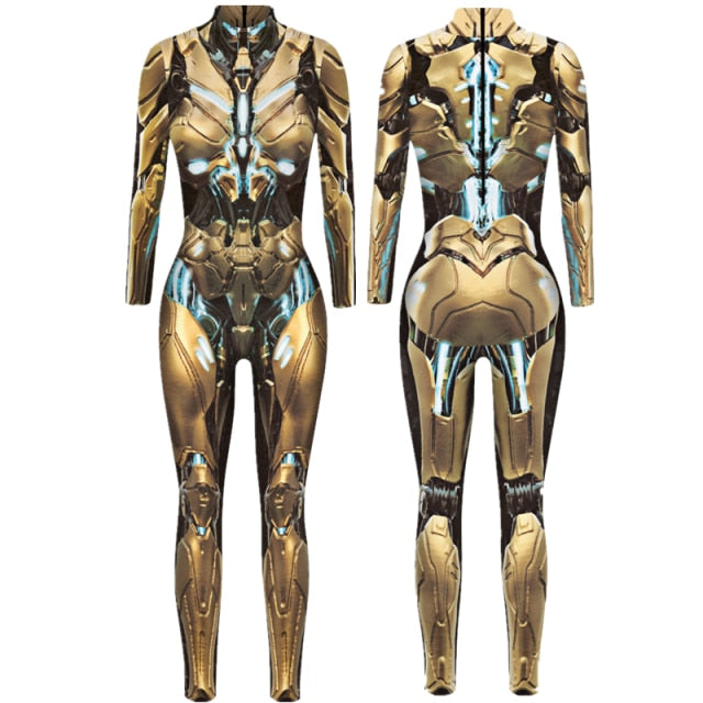 Sexy Slim Robot Costume