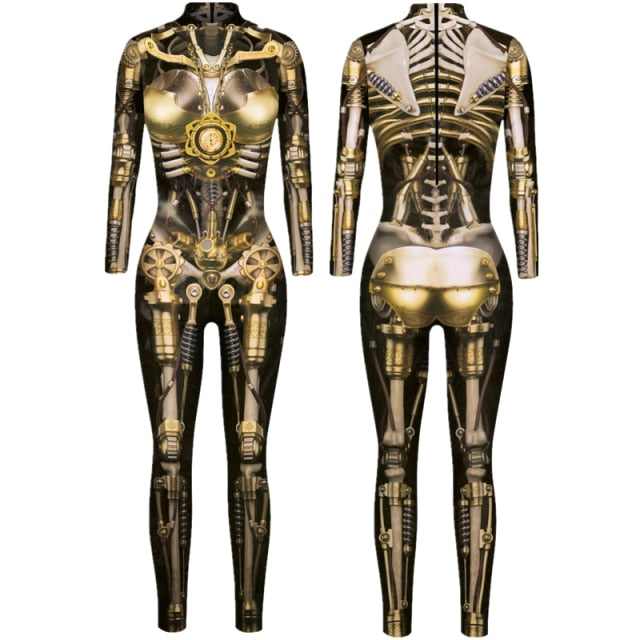 Sexy Slim Robot Costume