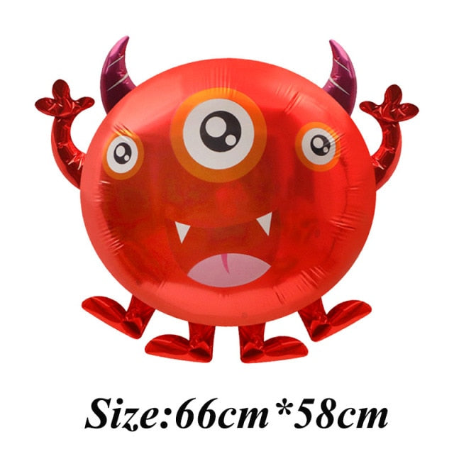 Cartoon Alien Foil Monster Helium Balloon