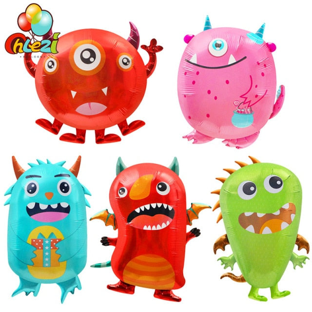 Cartoon Alien Foil Monster Helium Balloon
