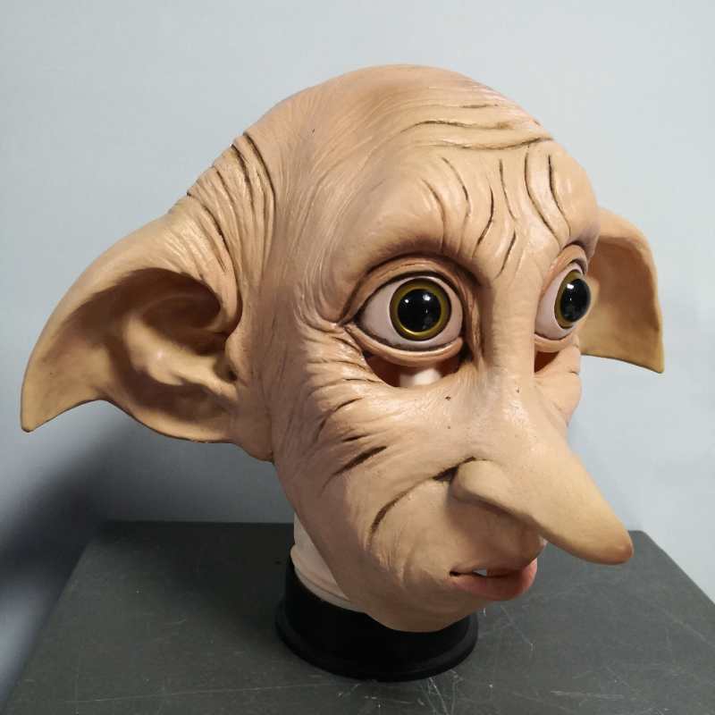 Halloween Cosplay Dobby Elfin Latex Mask for adults