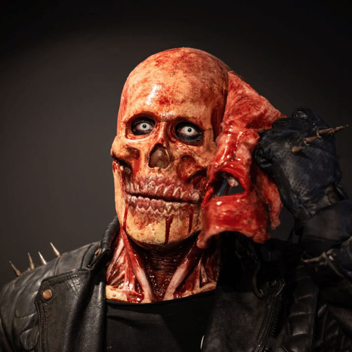 Halloween double layer ripped horror mask