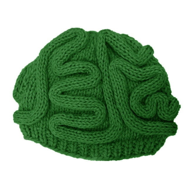 Spoof Horror Brain Hat Halloween Beanie Adult Cap