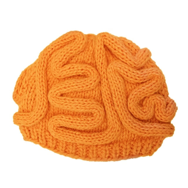 Spoof Horror Brain Hat Halloween Beanie Adult Cap