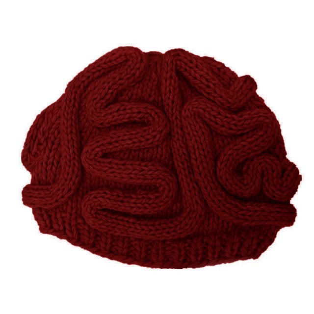 Spoof Horror Brain Hat Halloween Beanie Adult Cap