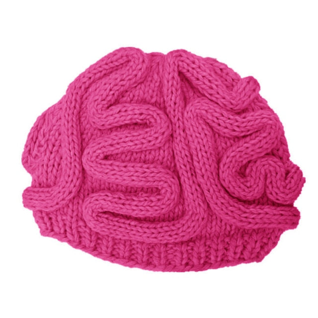 Spoof Horror Brain Hat Halloween Beanie Adult Cap