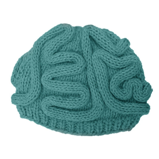 Spoof Horror Brain Hat Halloween Beanie Adult Cap
