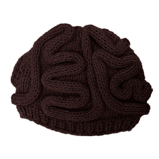 Spoof Horror Brain Hat Halloween Beanie Adult Cap