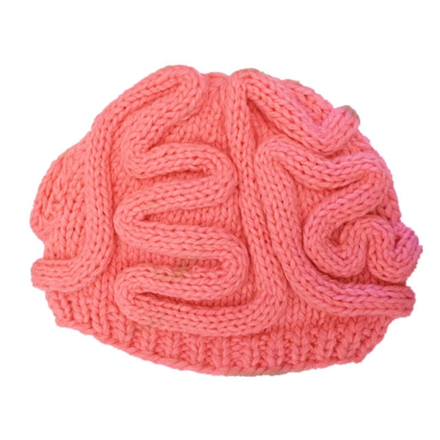 Spoof Horror Brain Hat Halloween Beanie Adult Cap