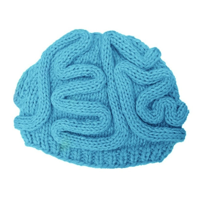 Spoof Horror Brain Hat Halloween Beanie Adult Cap