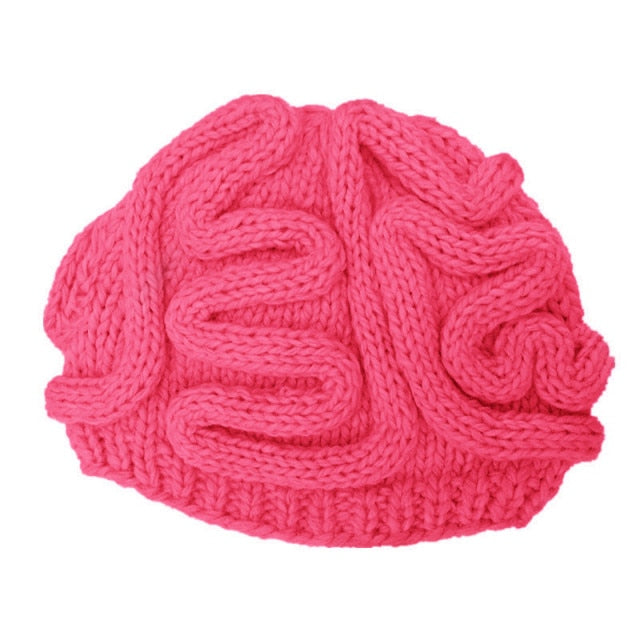 Spoof Horror Brain Hat Halloween Beanie Adult Cap
