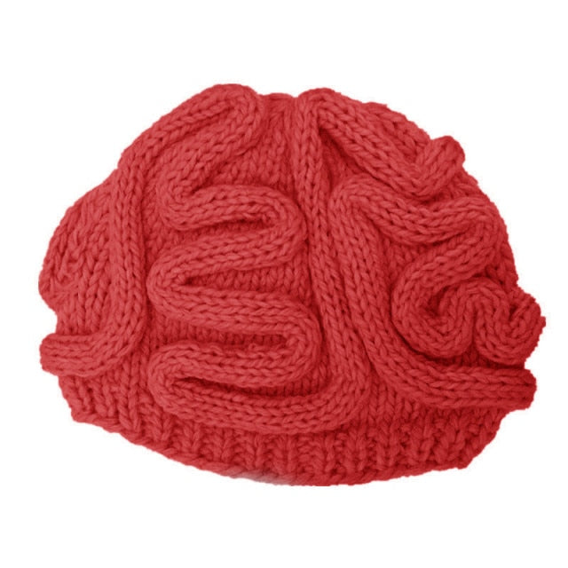 Spoof Horror Brain Hat Halloween Beanie Adult Cap