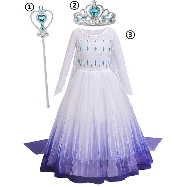 Girl Princess Cosplay Dress Drama Disguise Halloween Costumes