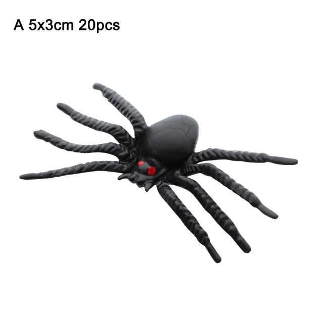Black Spider Halloween Decoration Toy