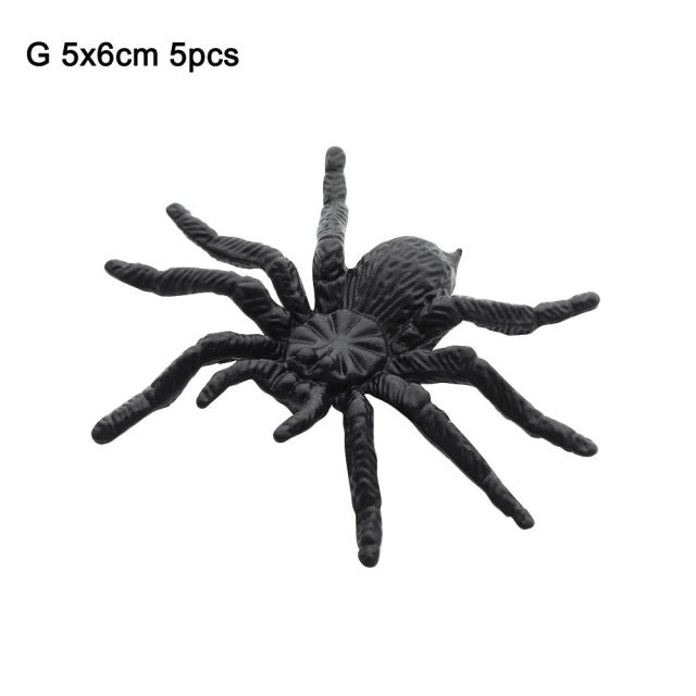 Black Spider Halloween Decoration Toy