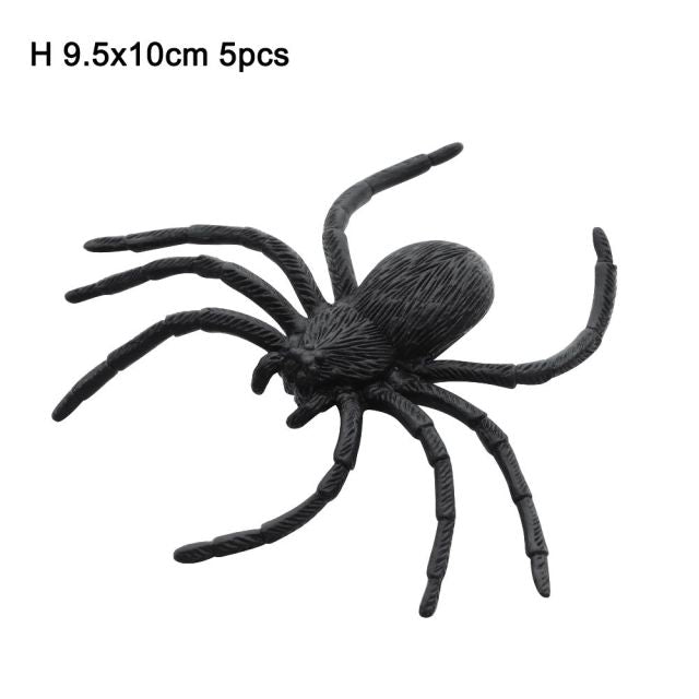 Black Spider Halloween Decoration Toy