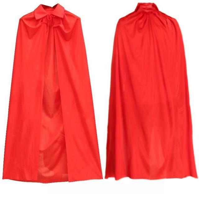 Scary Devil Role Witch Vampire Long Cape