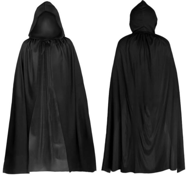 Scary Devil Role Witch Vampire Long Cape
