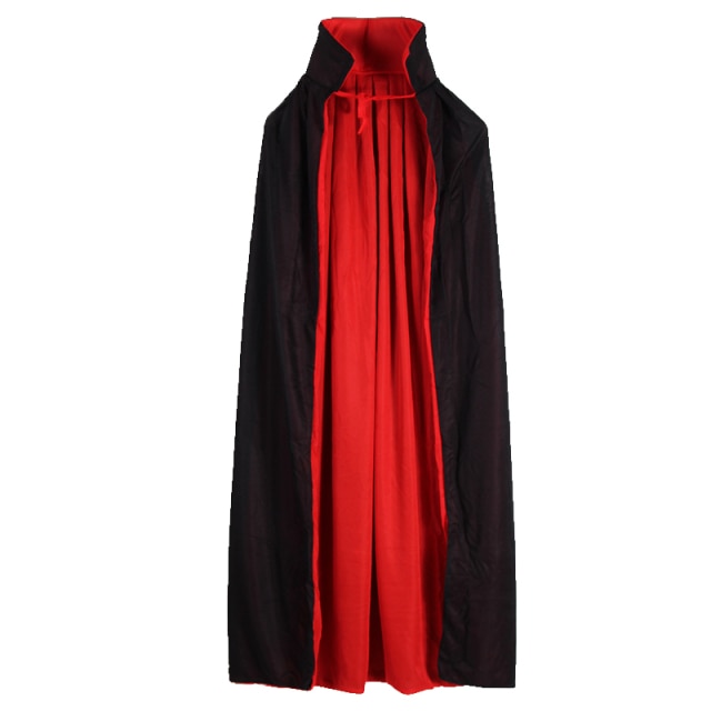 Scary Devil Role Witch Vampire Long Cape