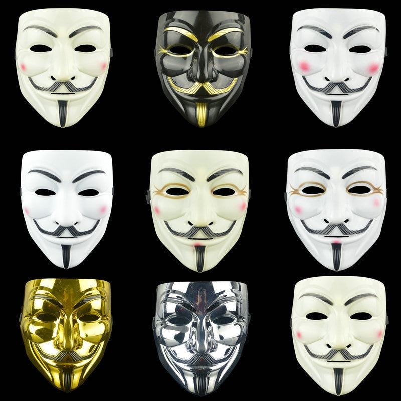 Halloween Vendetta Anonymous Cosplay Mask